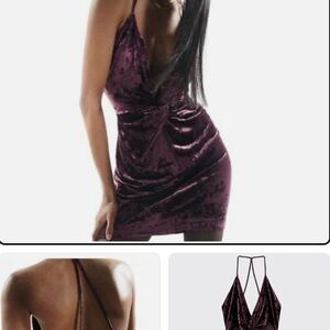Elegant Purple Holiday Dress